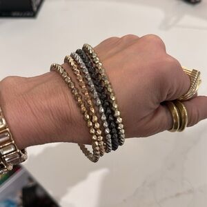 Kendra Scott mixed metals bangel bracelets